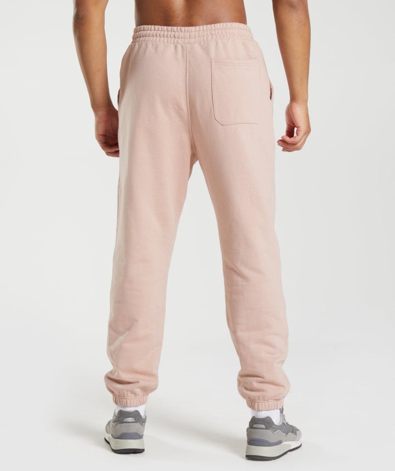 Men's Gymshark Rest Day Sweats Jogger Pink | CA 6583DA